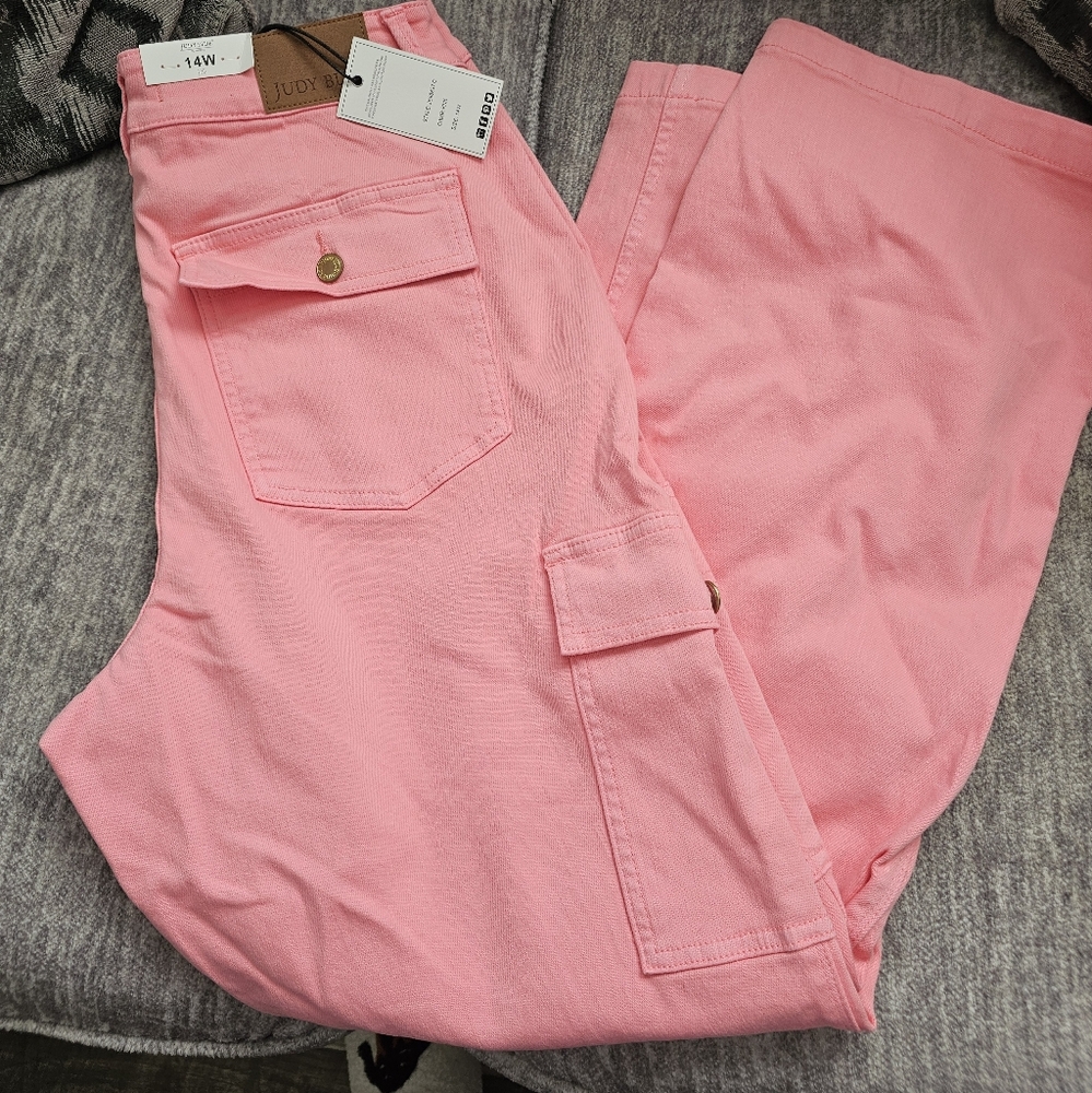 Judy Blue Pink Women's Jeans 14w